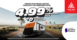 Finance your dream caravan thanks to New Age Caravans & Stratton Finance! feature image